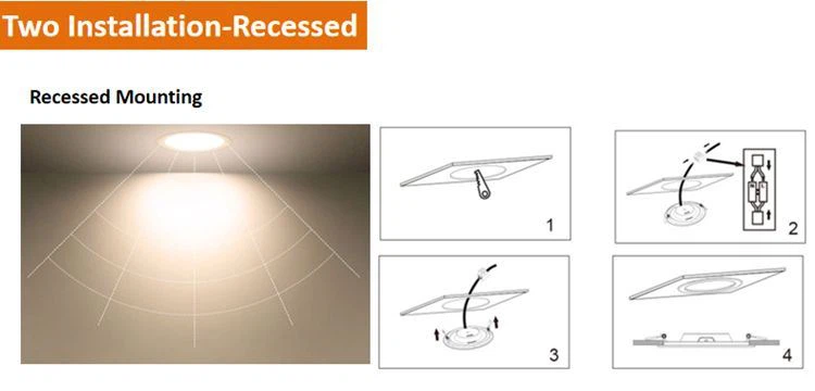 Installation- Recessed Mounting