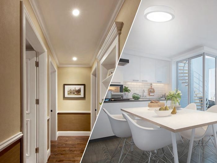 natural white slim downlight